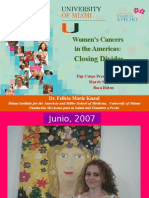 Women’s Cancers  in the Americas