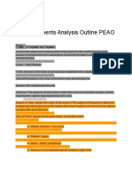 Poetic Elements Analysis Outline PEAO: Title