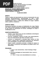 3 PROGRAMA JOGOS E IMPROVISAÇÃO