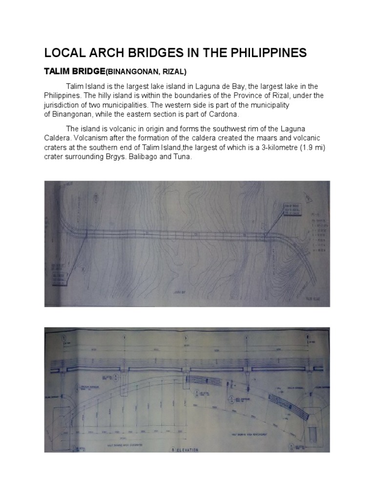 Local Arch Bridges in The Philippines PDF Bridge Philippines