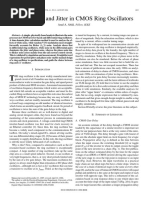 Phase Noise and Jitter in CMOS Ring Oscillators