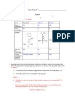 CHEM 151 (Quiz 1 (Make-Up) Key)