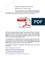 Cara Menyimpan Atau Membuat File Save as PDF File
