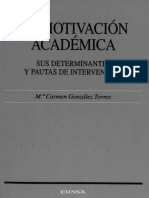 La Motivacion Academica PDF