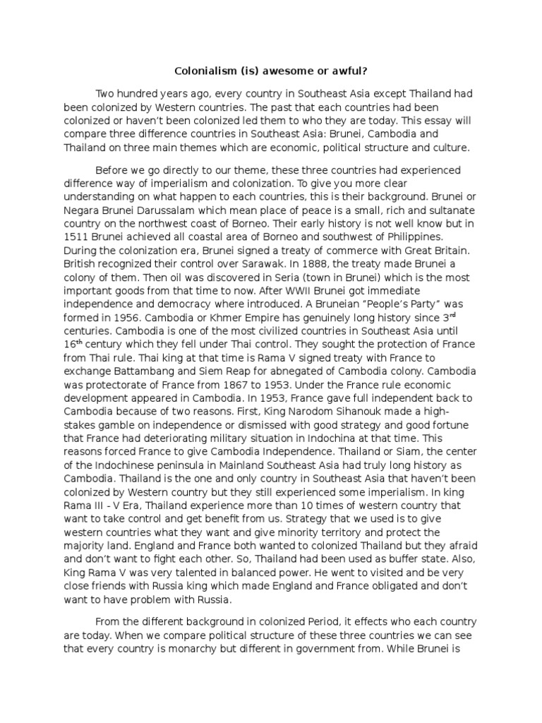 Thailand economy overview picture