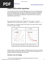 Newton's Law of Cooling