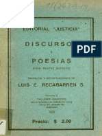 Recabarren Poesia y Discursos para Fiestas Sociales PDF