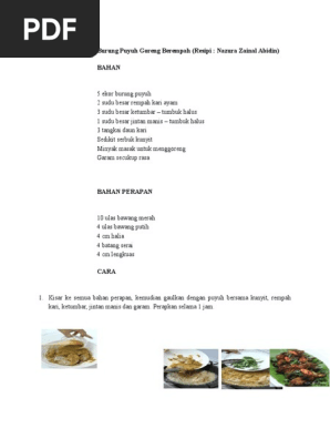 Burung Puyuh Goreng Berempah Docx