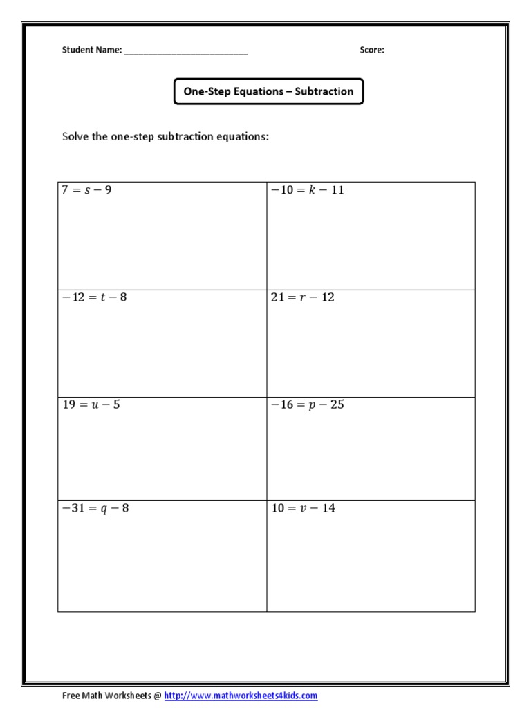 Integers Subtraction 4 | PDF | Teaching Methods & Materials
