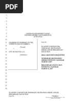 Motion for Temporary Restraining Order 