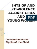 Rights of and Anti-Violence Against Girls AND Young Women