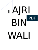 Fajri Bin Wali