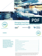 Managing Food Waste in the Hospitality & Food Service Industry