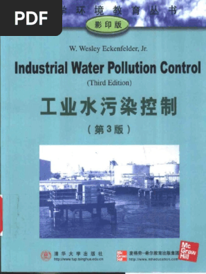 Industrial Water Pollution Control Pdf Sewage Treatment Volatile Organic Compound