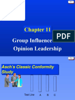 Opinion Leadership and Reference Groups