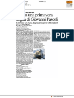 L'Osservatorio Del Serpieri: "Arriva Una Primavera Degna Di Giovanni Pascoli" - Il Resto Del Carlino Dell'8 Marzo 2017