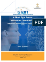 GIAN-Brochure For Short Term Cource - Biosc Dept - PDF