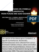 Taxonomic Studies On Cymbella (Bacillariophyta) From Punjab and Azad Kashmir