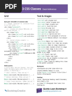 Bootstrap Css Classes Desk Reference BC