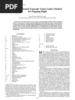 Object-Oriented Unsteady Vortex Lattice Method For Flapping Flight