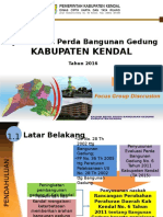 Materi FGD Revisi Perda Bangunan Gedung Kabupaten Kendal