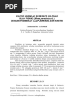 Laporan Bioteknolgi Pembuatan Media Kultur  Jaringan  PDF