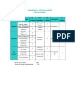 Plan de Estudio Especialización. Salud Ocupacional ENE-2014