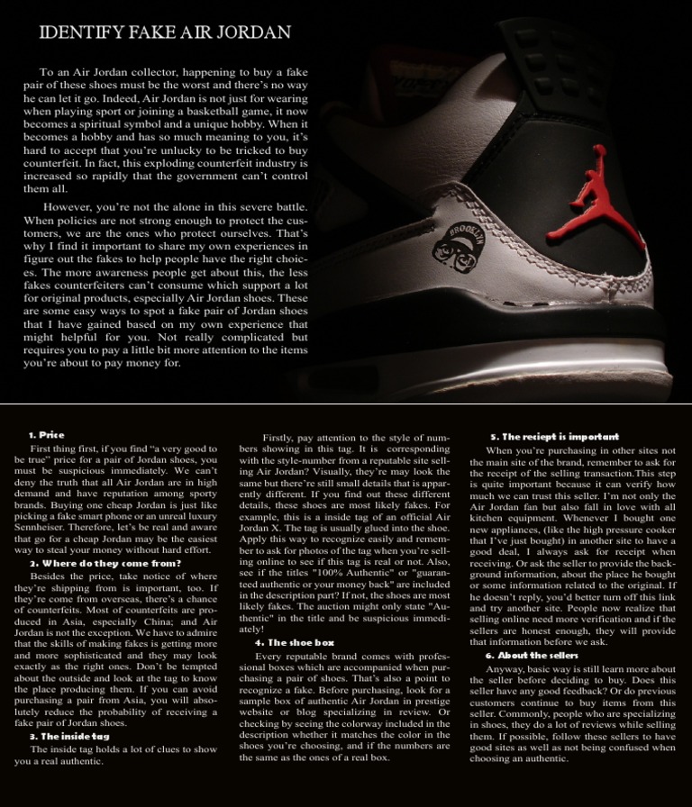 Air Jordan | PDF | Counterfeit | Business