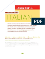 Starting Out in Italian PDF