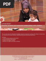 Download LEARNER GUIDE CHCECE007 Develop Positive and Respectful Relationships With Children by Sidrah Subdia SN341480478 doc pdf