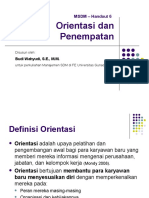 Handout 6 Orientasi Dan Penempatan