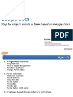 Google Docs: Step by Step To Create A Form Based On Google Docs