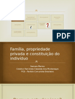 Família, Propriedade Privada e Constituição Do Indivíduo,