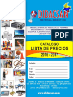 Catálogo Didacsan 2016-2017  Precios