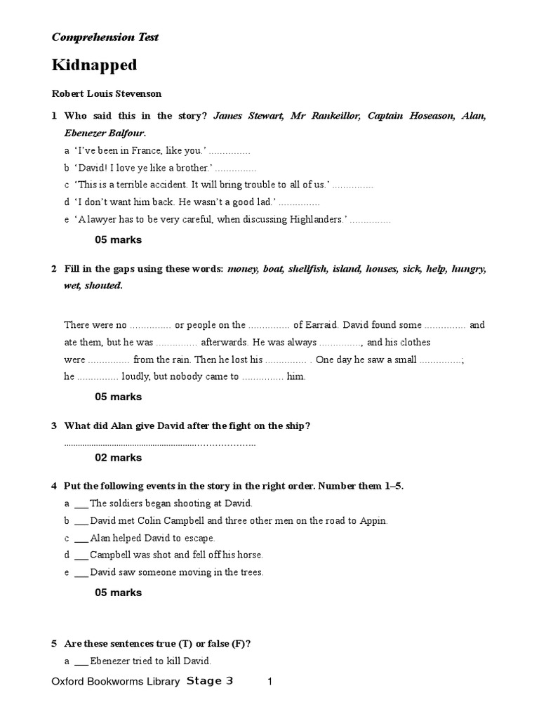 Kidnapped PDF Kidnapped (Novel)