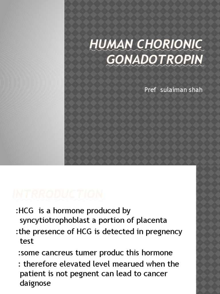 Human Chorionic Gonadotropin | PDF | Self-Improvement