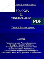 Tema v Clasificaco Rochas- Geologia e Mineralogia