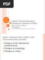 Urban Transportation Modeling System UTMS CEET516