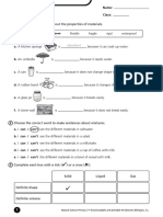 Properties of Materials Test