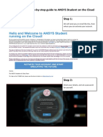 ANSYS Student Cloud Guide