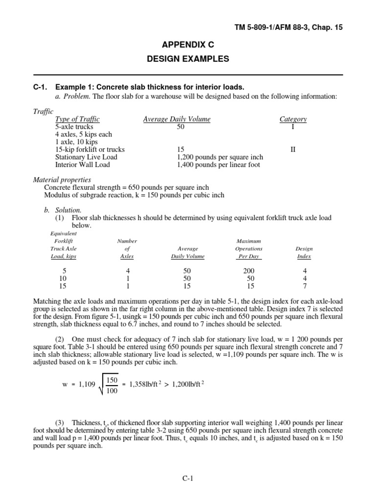 Appendix C Design Examples | PDF | Strength Of Materials | Truck