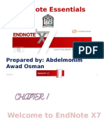 Endnote Essentials: Prepared By: Abdelmonim Awad Osman