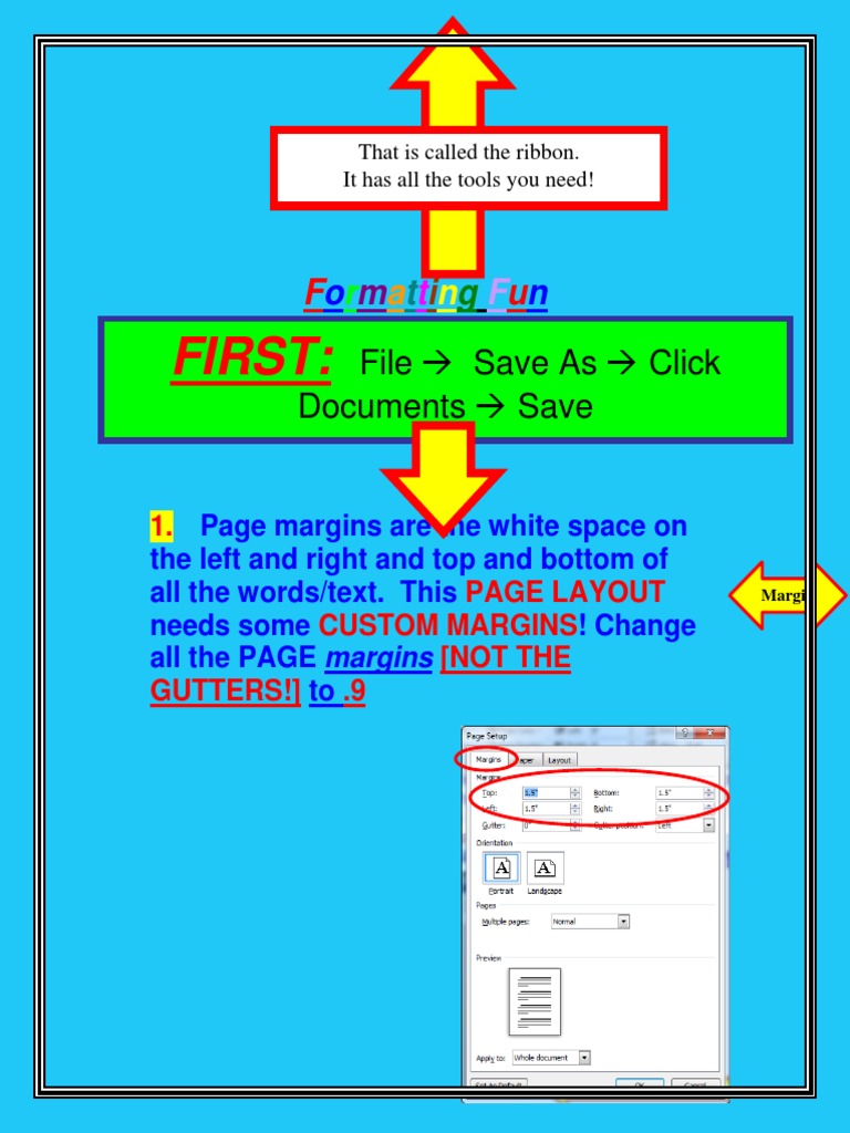 Word Document Formatting Guide | PDF | Microsoft Word | Typography