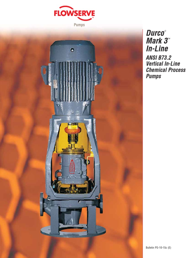 Flowserve Pumps Durco Mark 3 Ansi Inline Overhung Rodamiento