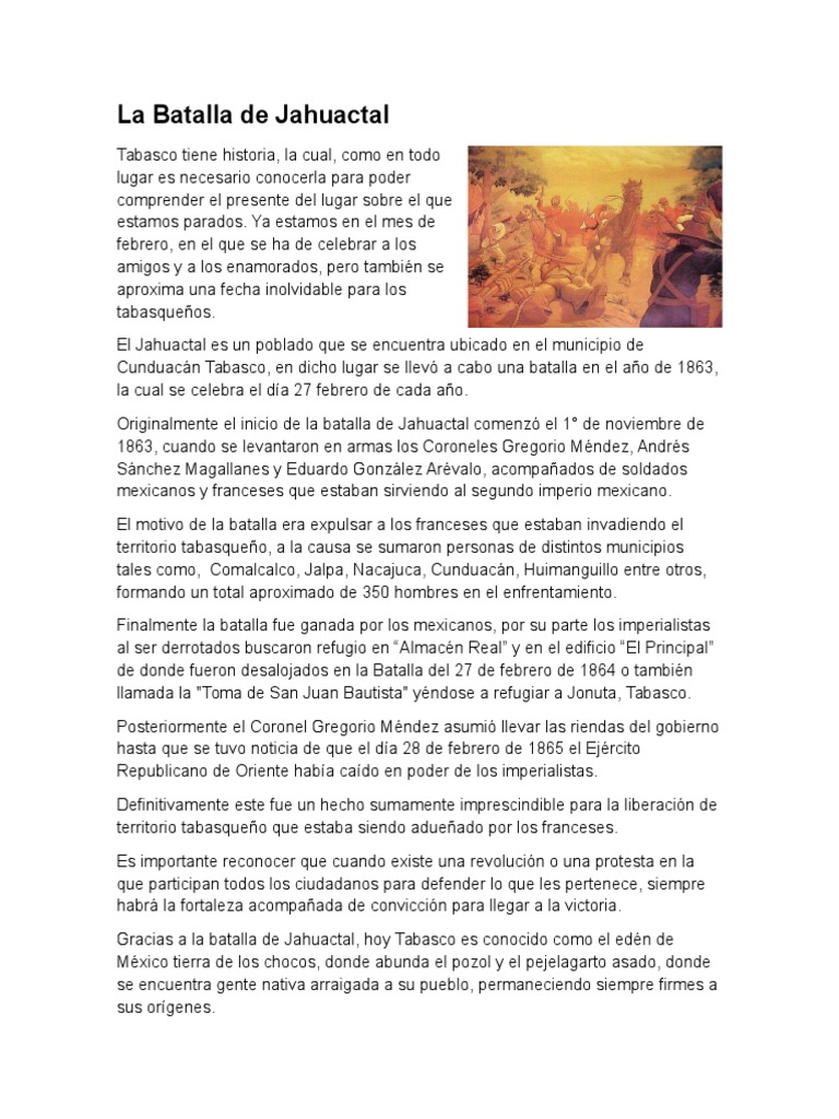 La Batalla de Jahuactal PDF