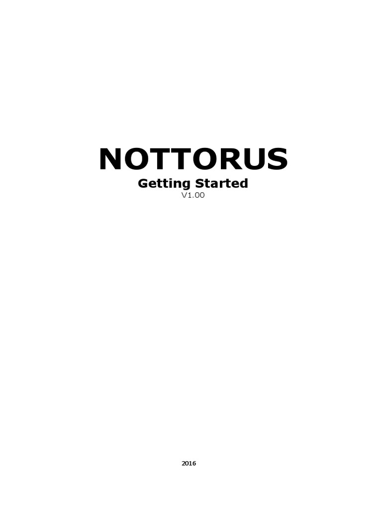 Getting Started With Nottorus | PDF | Class (Computer Programming ...
