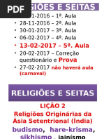 Religiões e Seitas Aula 5