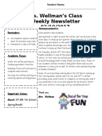 Class Newsletter