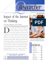 Impact of The Internet On Thinking PDF
