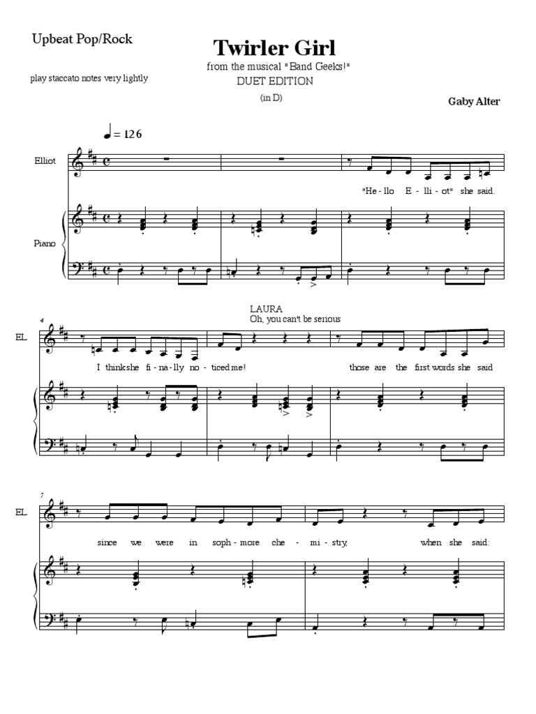 Twirler Girl InD | PDF | Compositions musicales | Loisirs